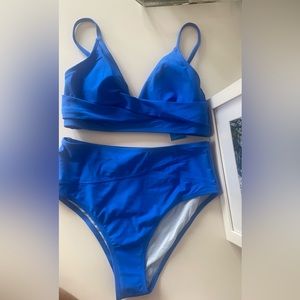 Cupshe Royal Blue Bikini Swimsuit